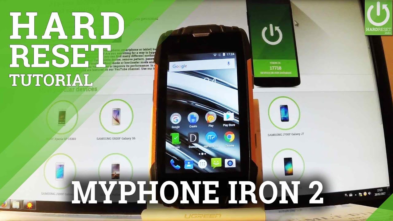 myPhone Hammer Iron 2 Hard Reset / Hardware Keys Reset