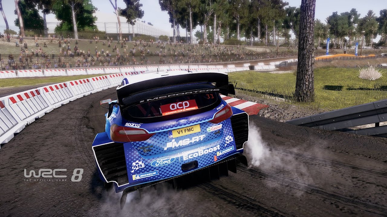 WRC 8 - Vodafone Rally de Portugal, Lousada S.S.S - Ford Fiesta WRC - Highlights, Bonnet,  Chase