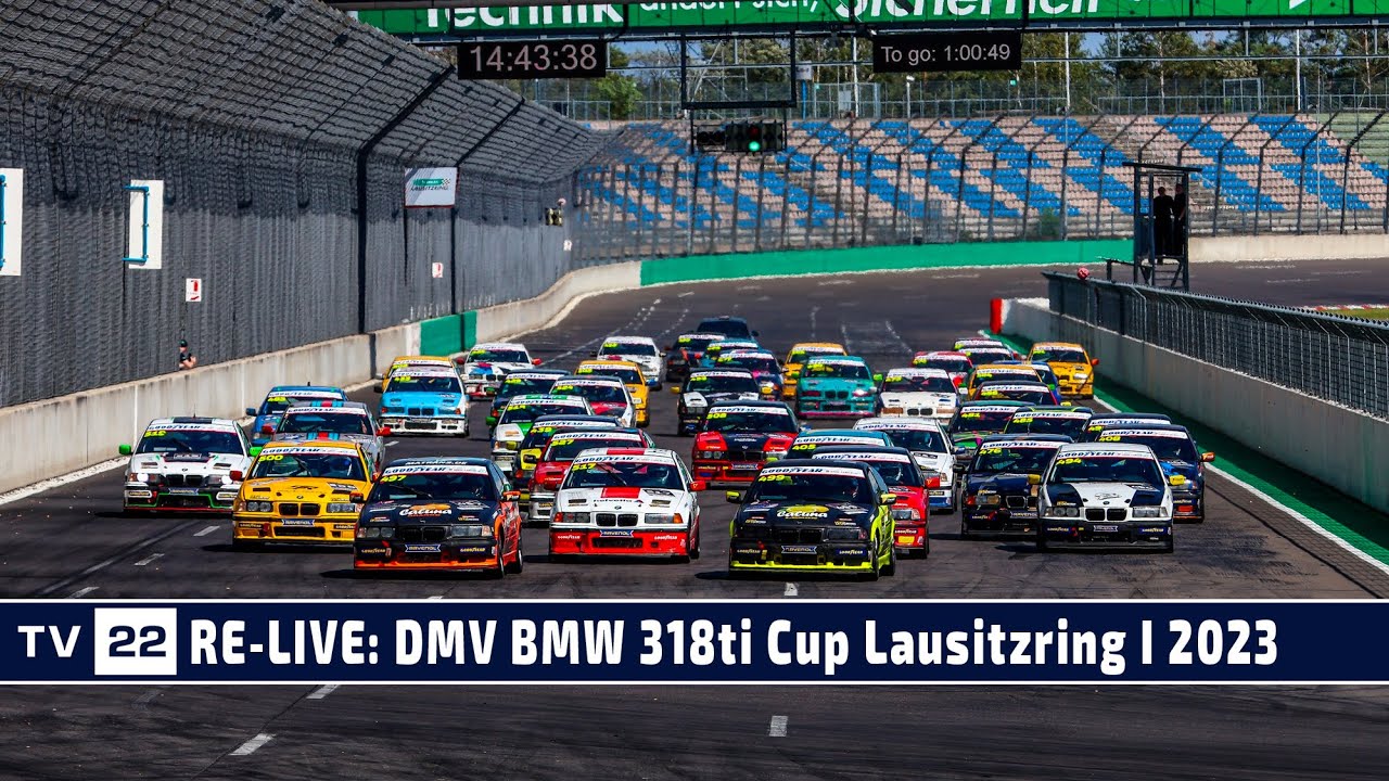 MOTOR TV22: RE-LIVE BMW 318ti Cup Rennen 1 Lausitzring 2023 | DMV Goodyear Racing Days
