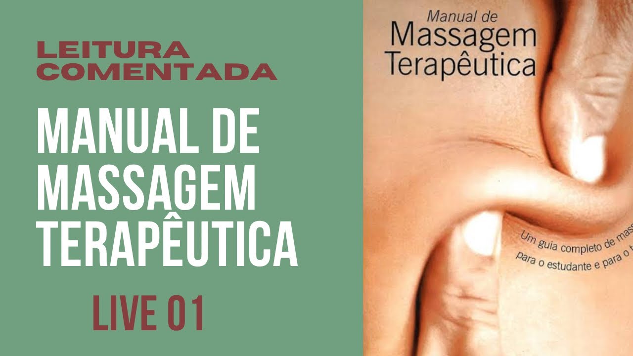 Manual de massagem terapêutica. Live 01