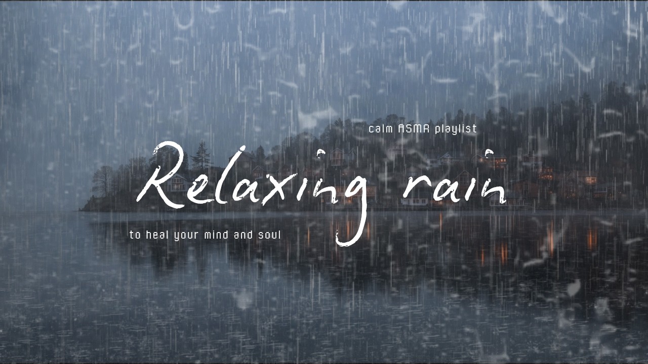 Rain Sounds for Deep Sleep by the Lake | Relaxing ASMR Night Ambience for Stress Relief