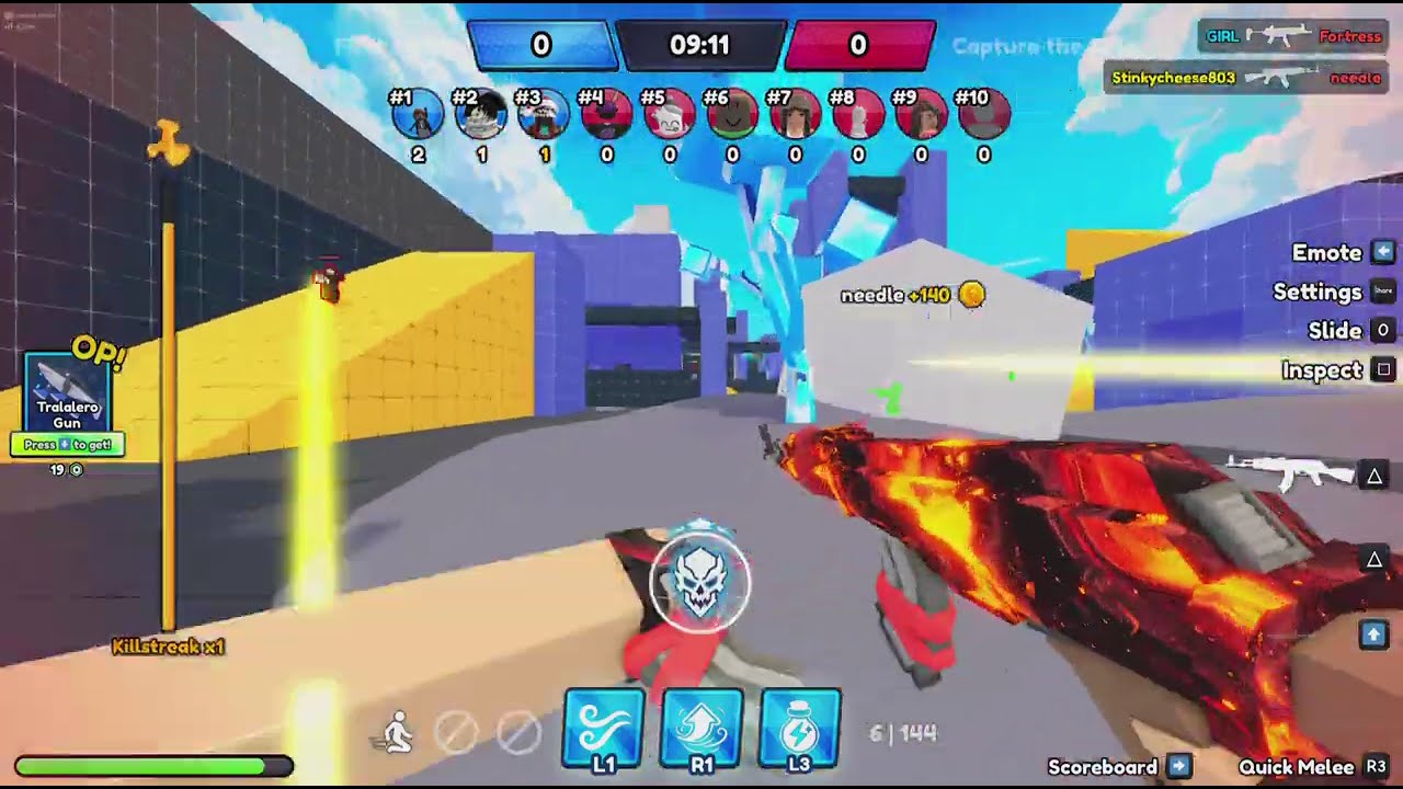 Playing hypershot.Try it out.