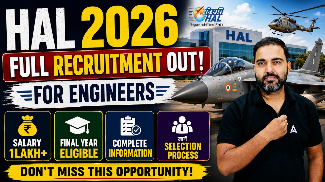 HAL Recruitment 2026 Out | Eligibility, Salary and Selection Process for Engineers