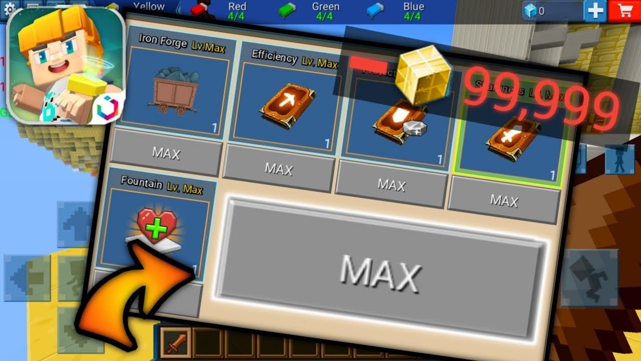BedwarВзломанный МАГАЗИН ВСЁ МАКСИМАЛЬНЫЙ УРОВЕНЬ | Blockman Go