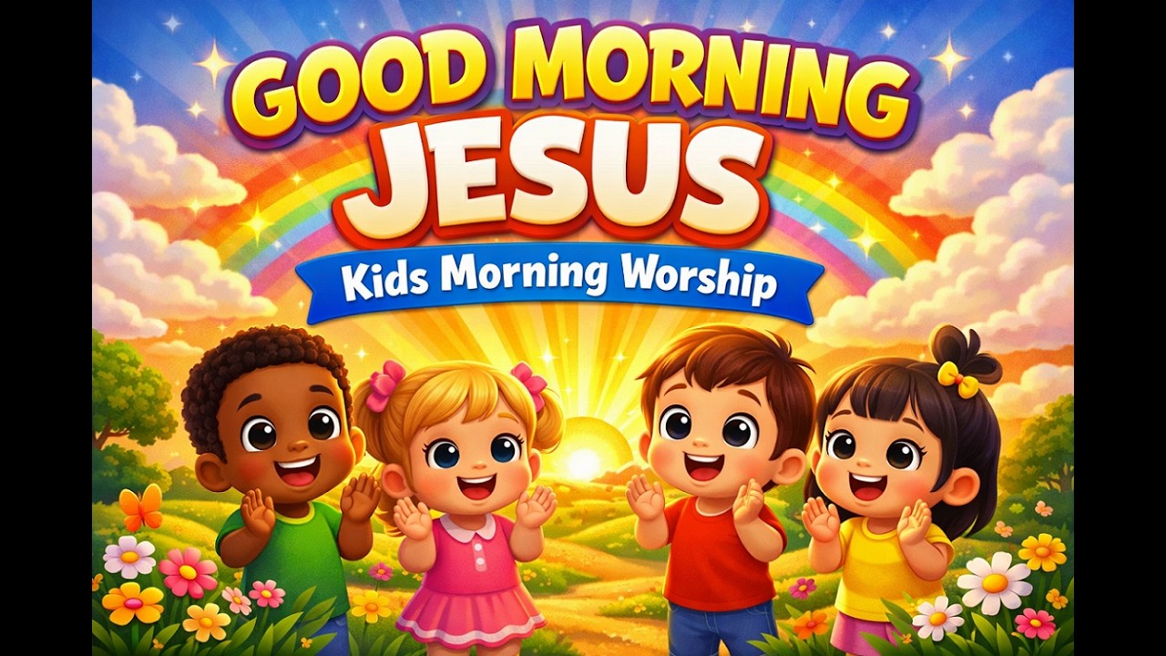 Good Morning Jesus Song | Kids Christian Morning Worship#christiankids #kidsvideo #kidssongs