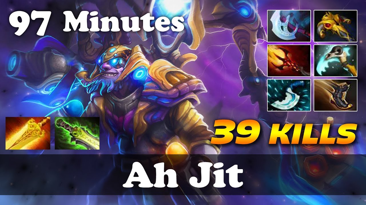 Ahjit 97 Minutes Game 39 KILLS EPIC Tinker | 7916 MMR Dota 2