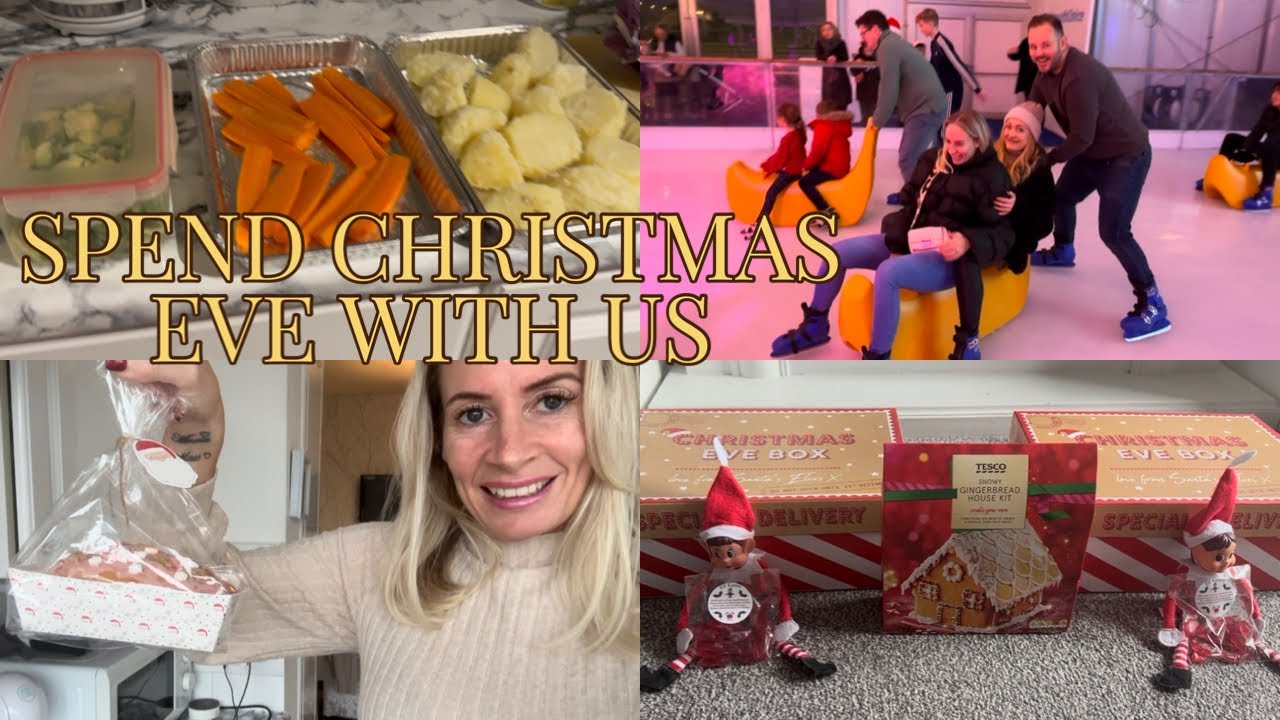 SPEND CHRISTMAS EVE WITH US/ cleaning/ ice skating/ Christmas dinner prep/festive fun