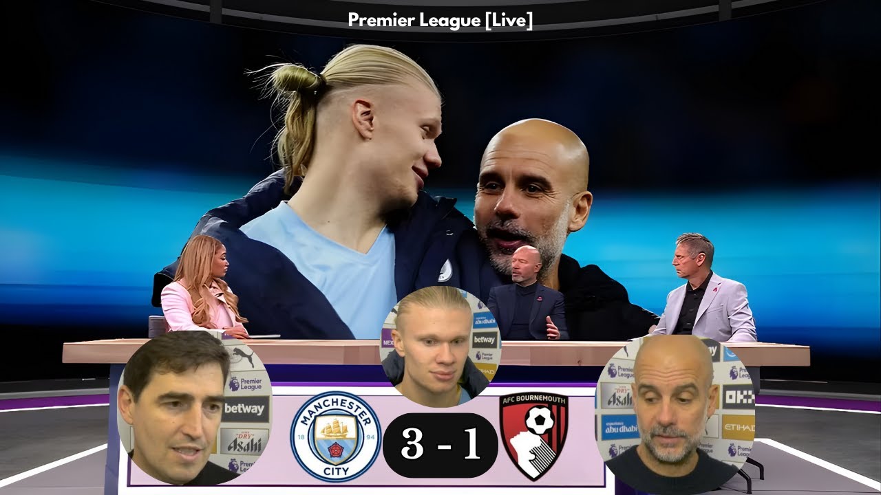 Manchester City 3-1 Bournemouth | Haaland Brace City Back in 2nd Place | Post-Match Reactions
