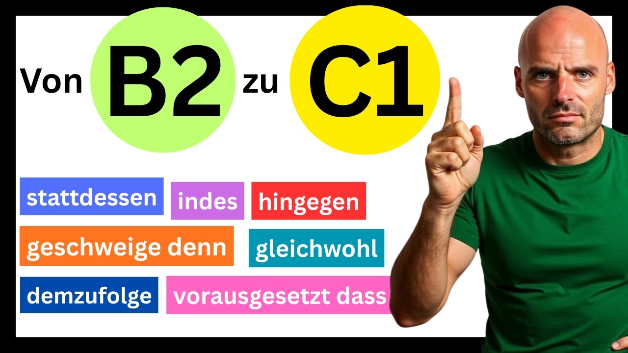 Von B2 zu C1: Konnektoren für klare Argumente (TELC C1)