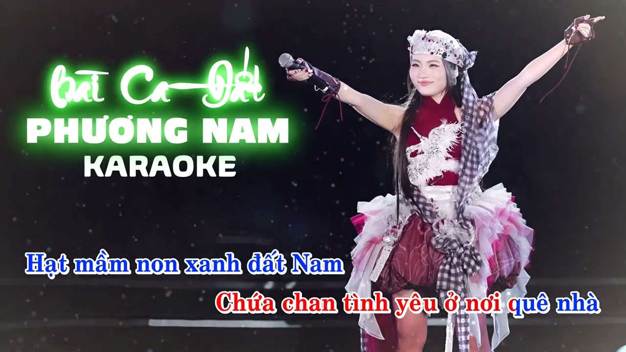 [Karaoke] Phương Mỹ Chi - Bài Ca Đất Phương Nam | V Concert