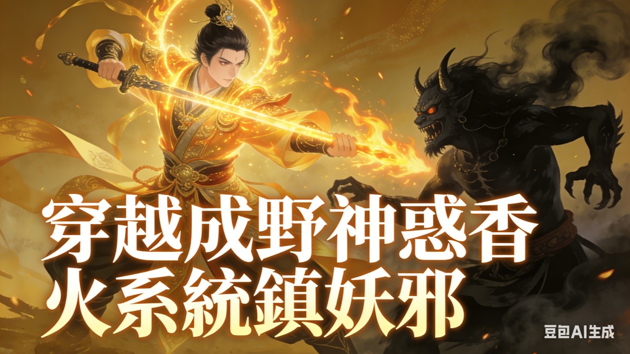穿越到妖邪橫行的世界，以香火证道真神!從野神到真神的逆襲之路！#修仙小說#劇情#動漫解說 #故事