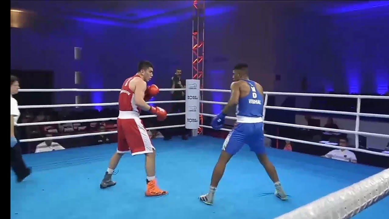 Turabek Khabibullaev (UZB) vs. Vishal (IND) World Boxing Cup Brazil 2025 || Quarter finals (90kg)
