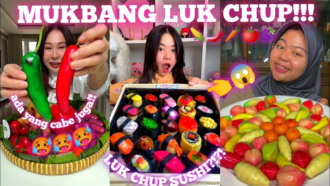 KOMPILASI VIDEO MUKBANG MAKAN MAKANAN MANIS LAGIII PART 16|| EDISI MUKBANG LUK CHUP VIRAL ‼️‼️