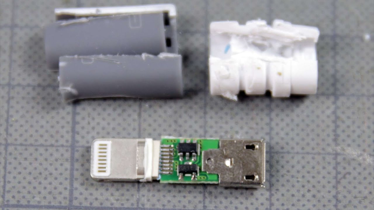Fake iPhone Lightning Cable Dissected