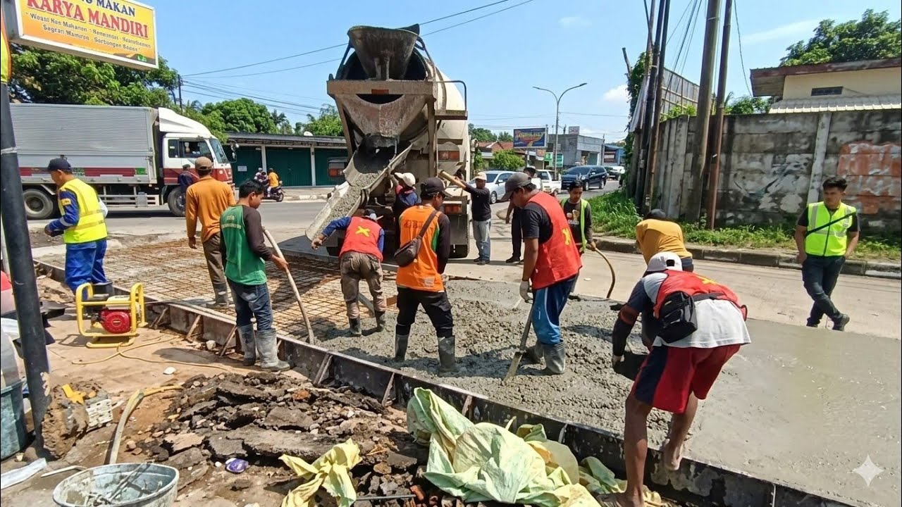 KDM Ga Mau Jalan Tambal2‼️Cor Tebal Plus Wiremesh #dedimulyadi #kangdedimulyadi 