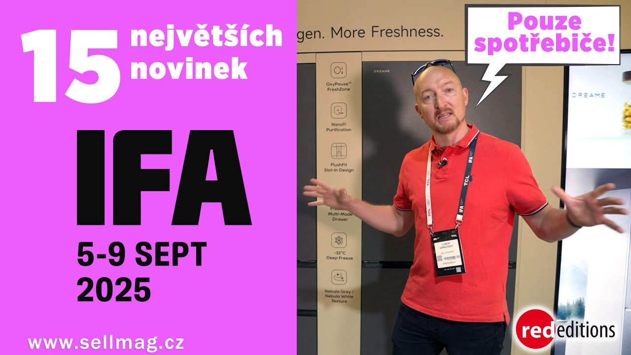 IFA 2025 - reportáž - největší novinky v kategorii domácích spotřebičů
