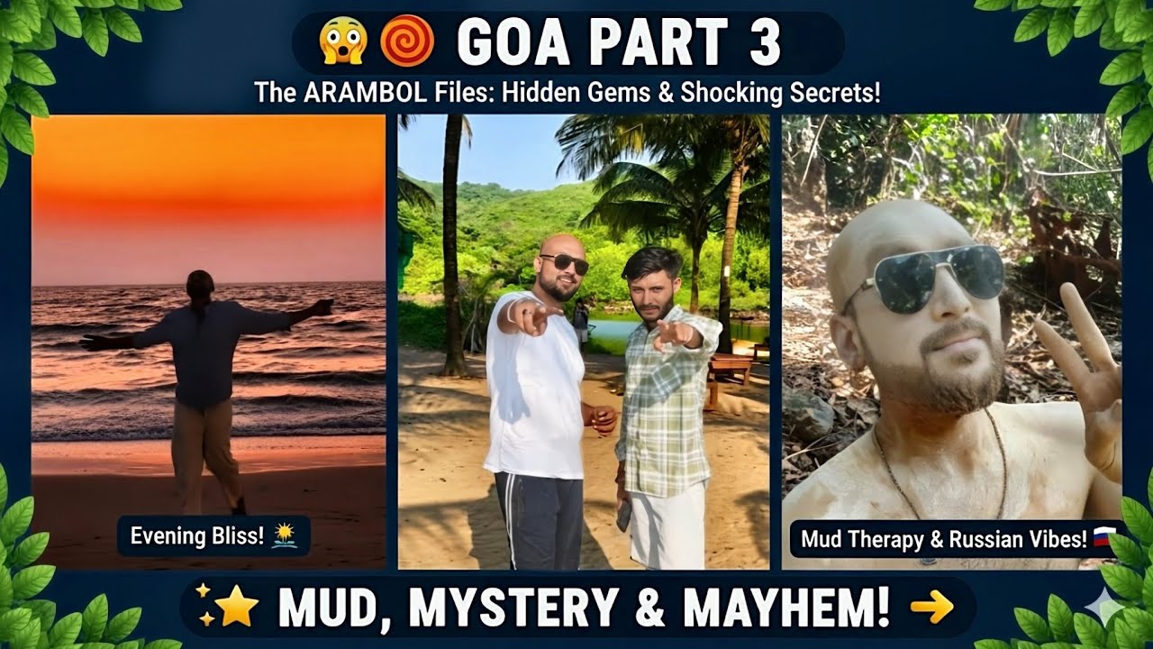 🤯 गोवा Day 3: जंगल, समुद्र और एक गुप्त झील! 🌊 | From Banyan Tree to Sweet Lake का रोमांचक सफ़र! 🌴🤫
