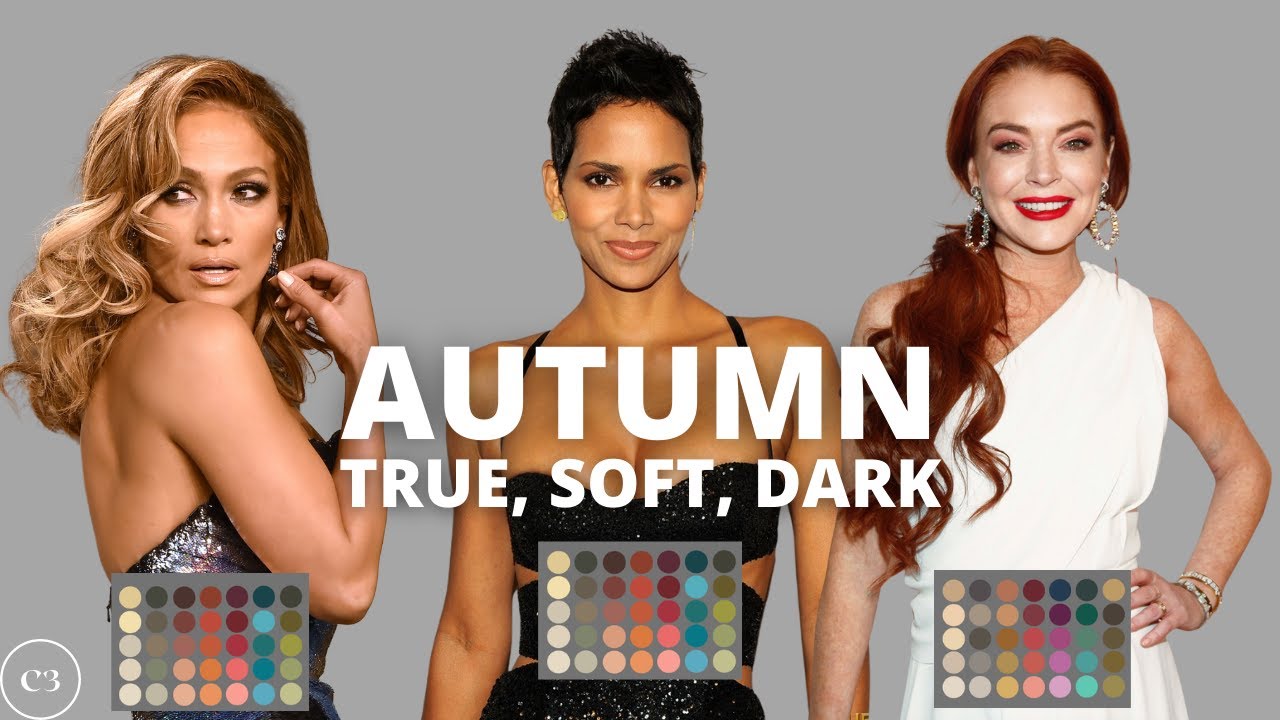 Как определить свой цветовой сезон | Сезонный анализ цветов: настоящая, светлая и тёмная ОСЕНЬ