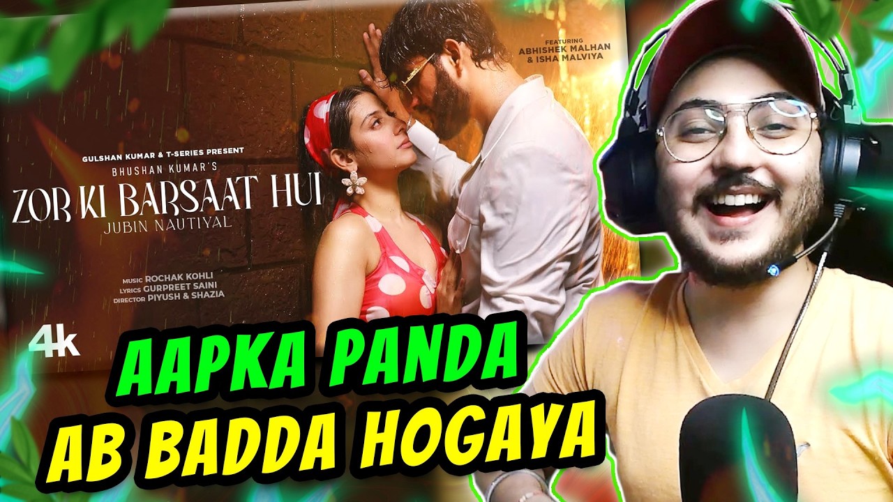 Zor Ki Barsaat Hui | Abhishek Malhan X Isha Malviya | Reaction | WannaBe StarKid