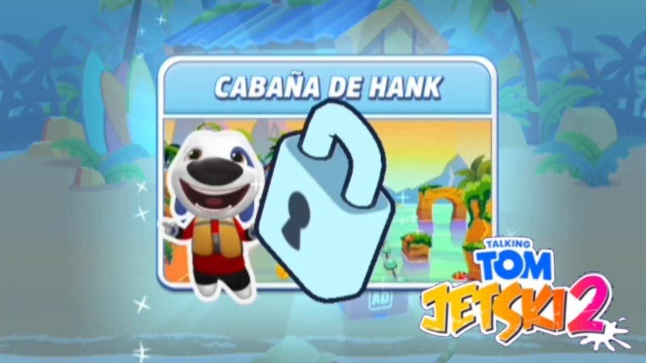 HANK'S SURF SHACK UNLOCKED - Talking Tom Jetski 2 (Gameplay)