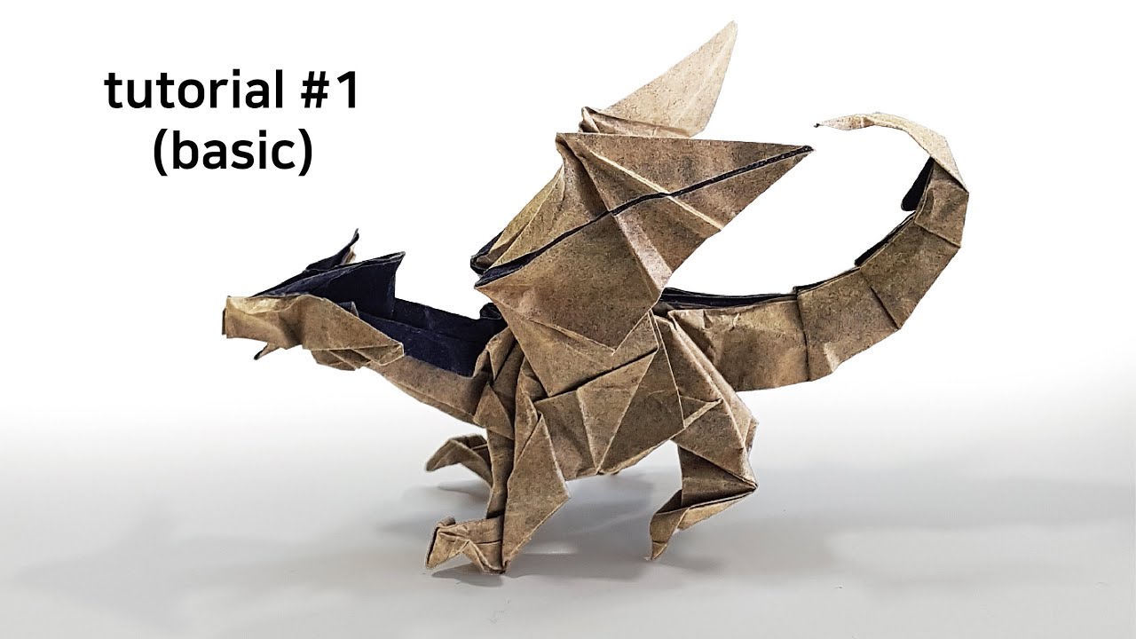 킹덤전투드래곤 종이접기 기본편 basic origami kingdom battle dragon