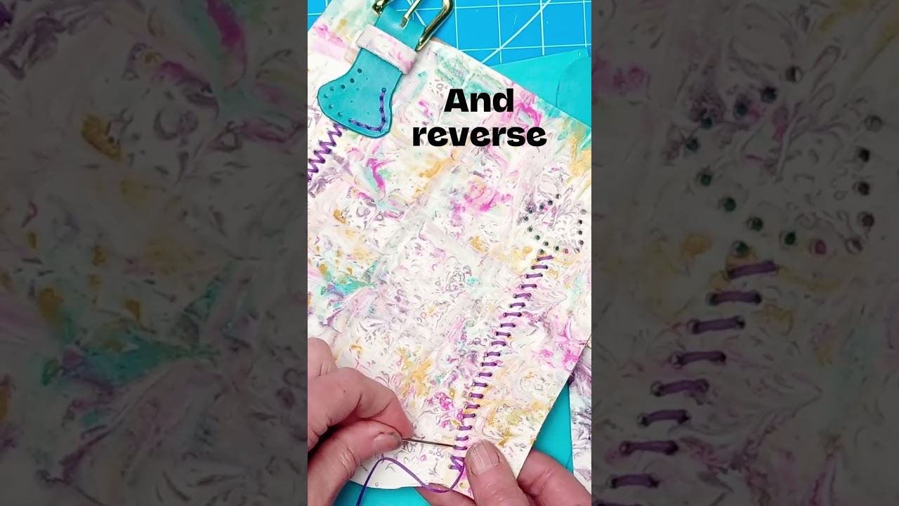 on the workbench today - marbled bag stitching