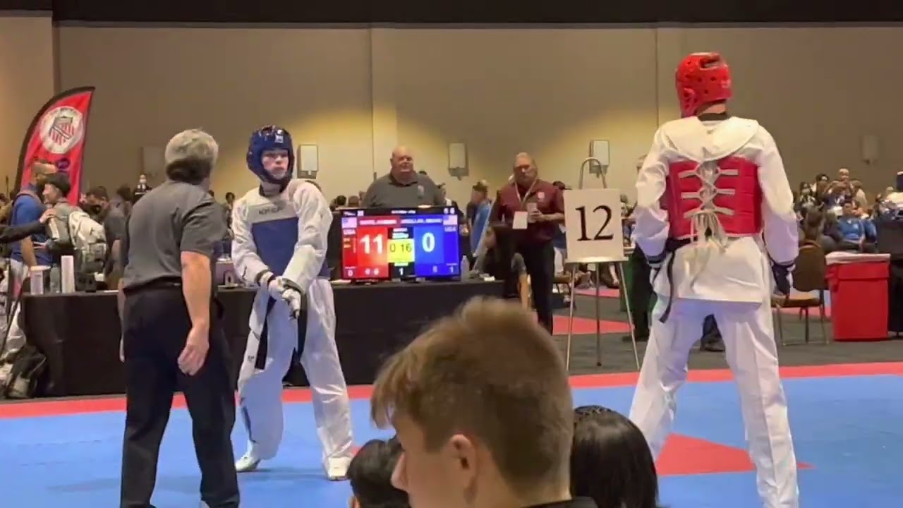 2022 NATIONAL AAU TAEKWONDO CHAMPIONSHIPS - HAEDEN WHITE MATCH 2 - TNT/CTA