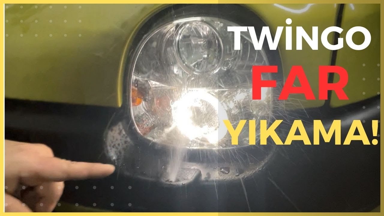 TWİNGO FAR YIKAMA MOTORU MONTAJI! (Hobi Garaj)