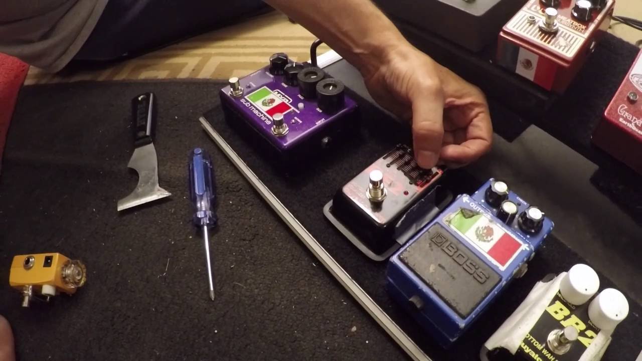 Pedals And Effects: Juan's Juliette Lewis Tour Pedalboard