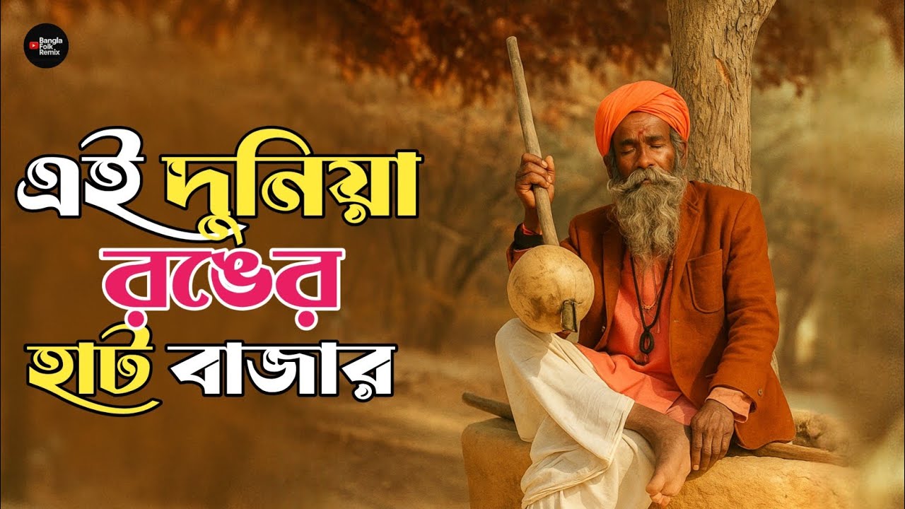 এই দুনিয়া রঙের হাট বাজার | Ei Duniya Rong er Hat Bazar | New Bangla Folk Song 2025 | হৃদয় ছোঁয়া গান
