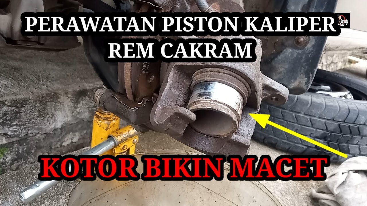 Perawatan piston kaliper rem cakram || kia visto || hyundai atoz