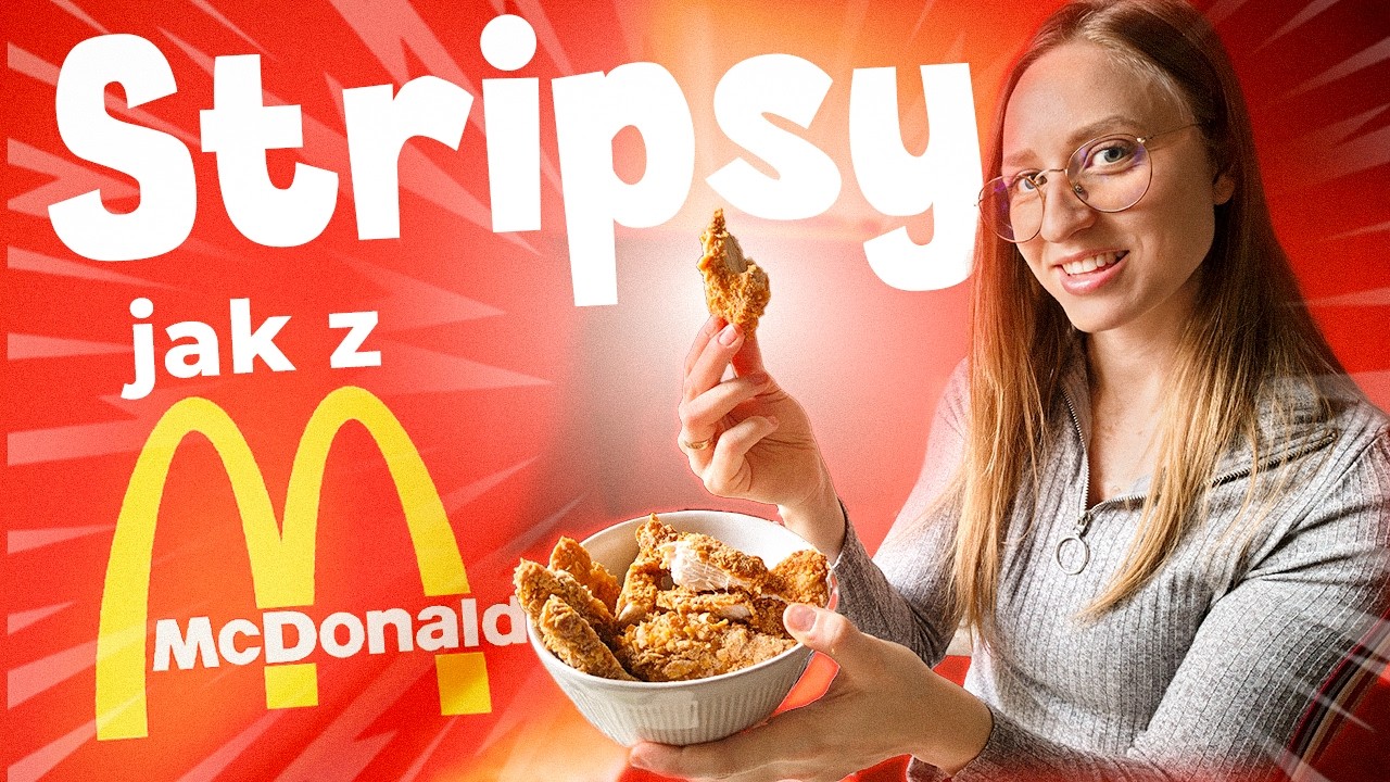 DOMOWE STRIPSY jak z McDonalda ale zdrowe - z piekarnika i bez oleju!