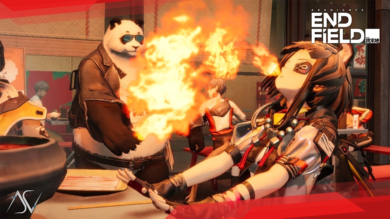 Tangtang Burns Her Mouth from Spicy Food | Arknights: Endfield