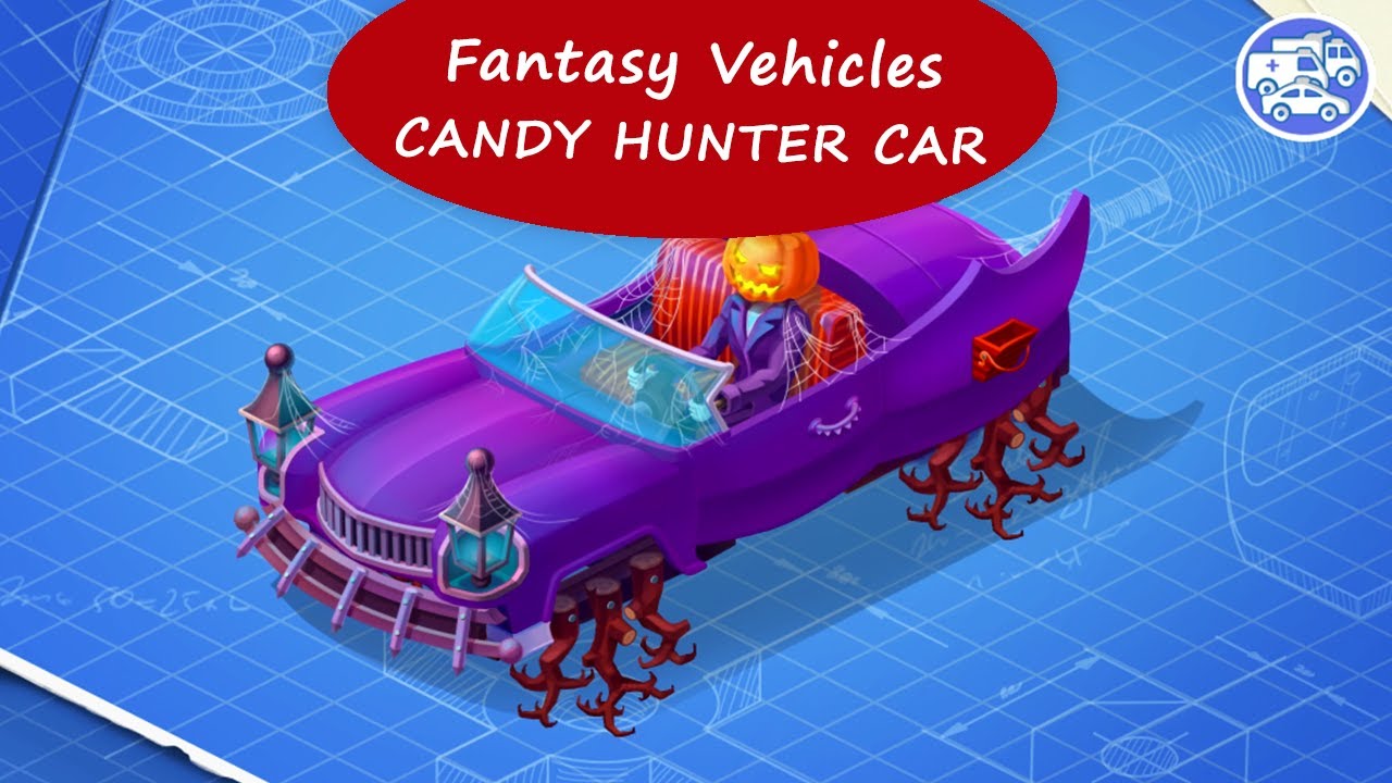 Fantasy Vehicles #2 - How Does a Candy Hunter Car Work? | GoKids! Games