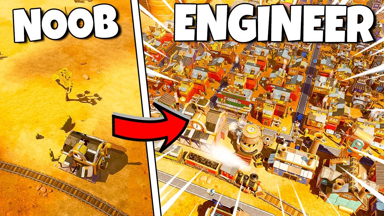 Engineering a BOOMING mining city in Steamworld Build!
