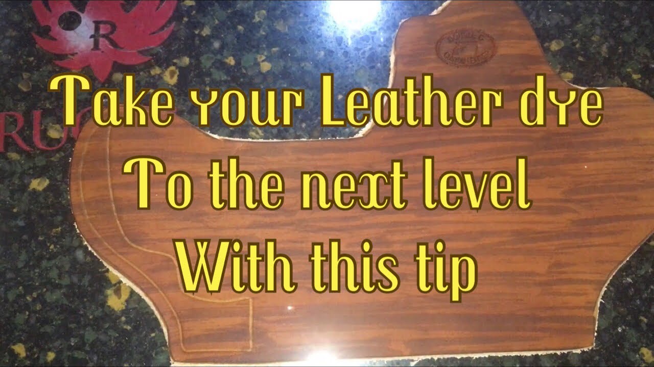 Unique Leather Dyeing Technique