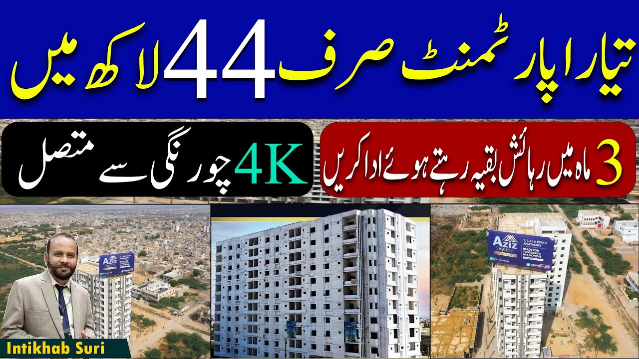Aziz Skyline | Ready-Made Apartment In Only 44 lakhs | Prime Location Of Surjani town | Visit 2024