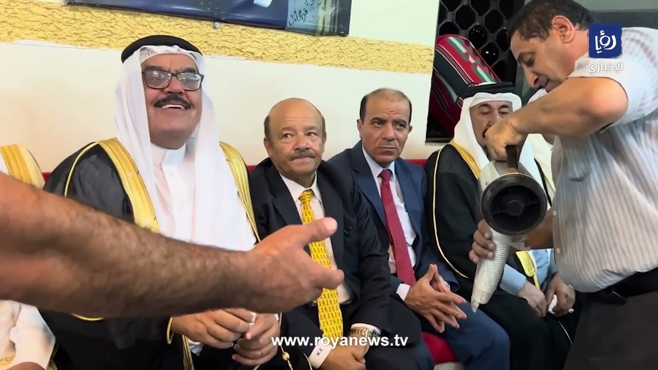 جاهة عشائرية تتوجه إلى عشيرة الفريحات في عجلون