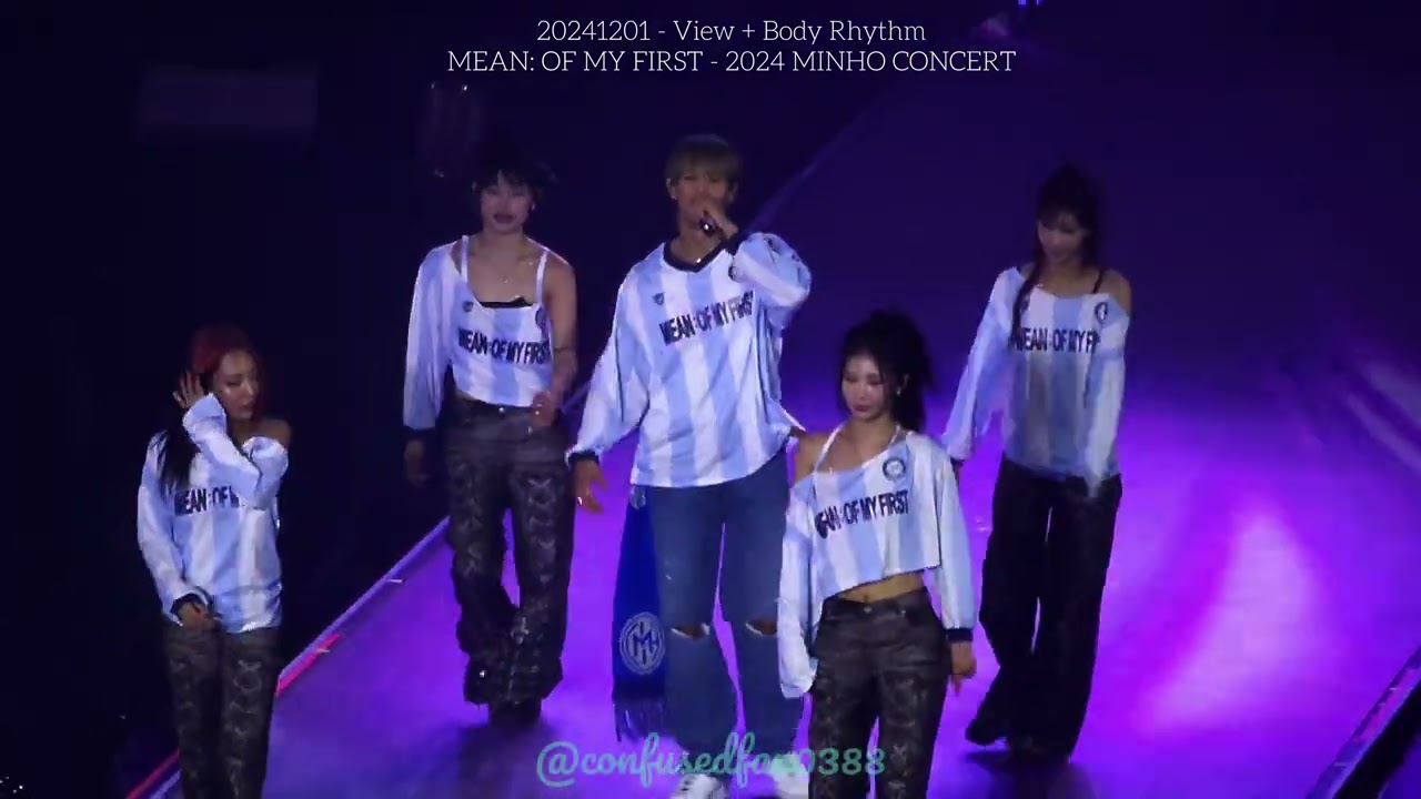 241201 Choi Minho (SHINee) - View + Body Rhythm - Mean: of My First - 2024 Minho Concert