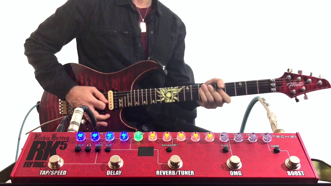 Tech21 Flyrig Richie Kotzen V2 ( İkinci Nesil Üretim ) Gitar Pedal Demosu
