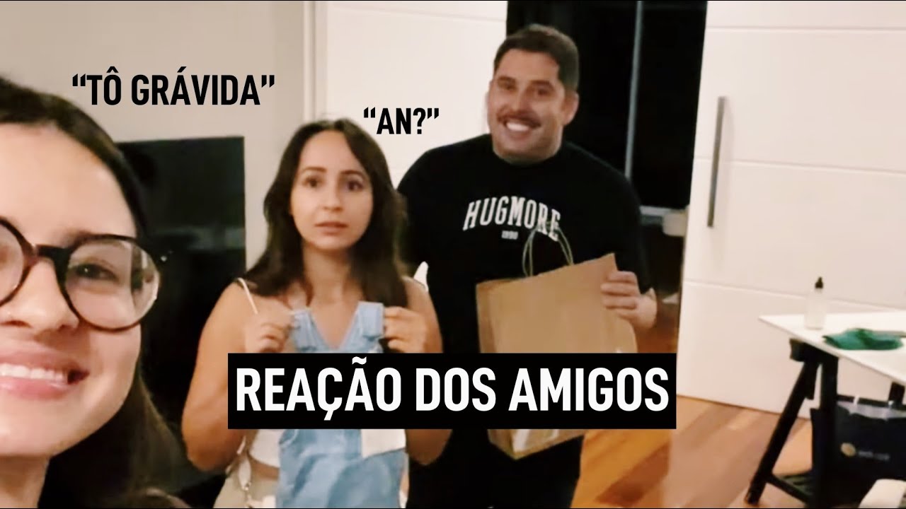 Amigos reagindo à notícia da gravidez - Viihrocha