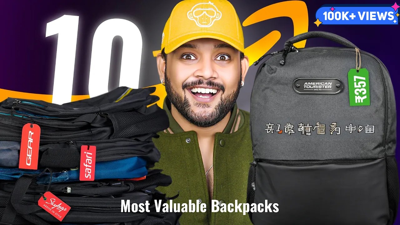 Top 10 Most Popular Backpacks & Bags on Amazon in India - Under ₹300 - ₹1000