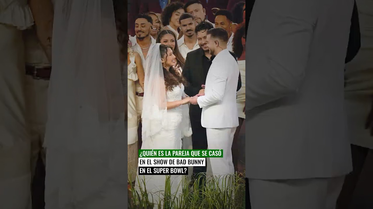 💍 Bad Bunny celebra una boda 🐰🎶 en vivo en el Super Bowl LX