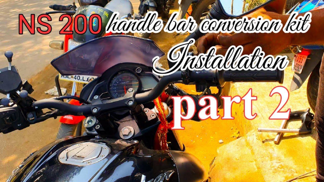 NS200 handle bar conversion kit installation part 2 | NS200 Touring Handle  by lifestyle jog