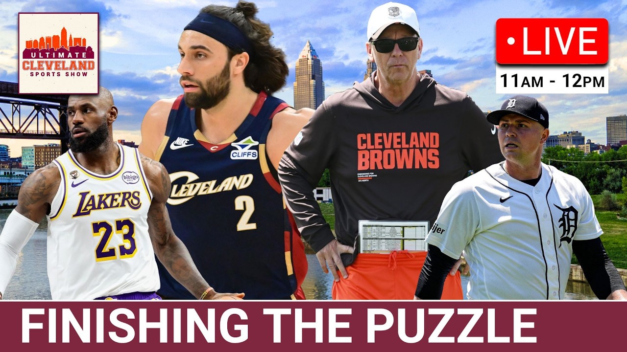 Non-QB storylines for the Browns in camp, Guards big fish hunting for arms & Cavs roster fits w/ LBJ