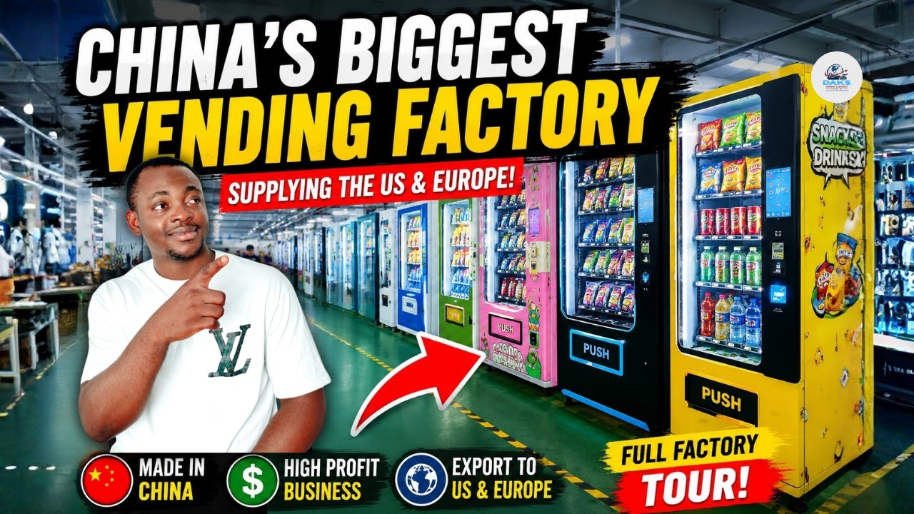 Chińska fabryka potajemnie dostarcza automaty vendingowe do USA i Europy