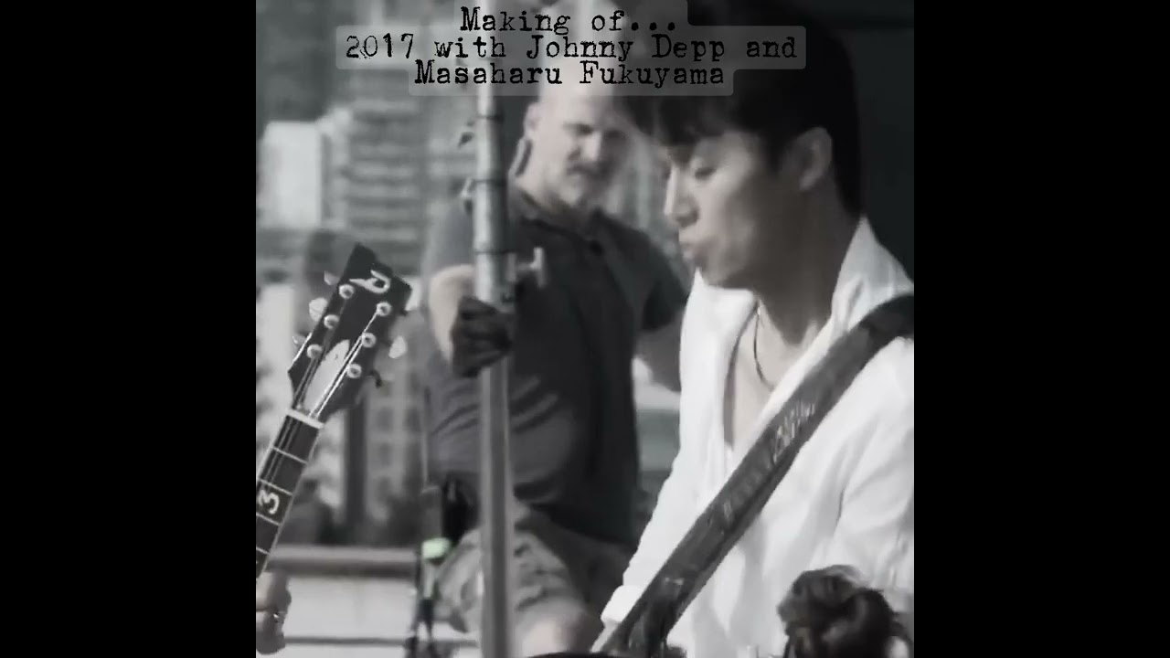 Asahi Beer Comercial with making of - Johnny Depp and Masaharu Fukuyama
