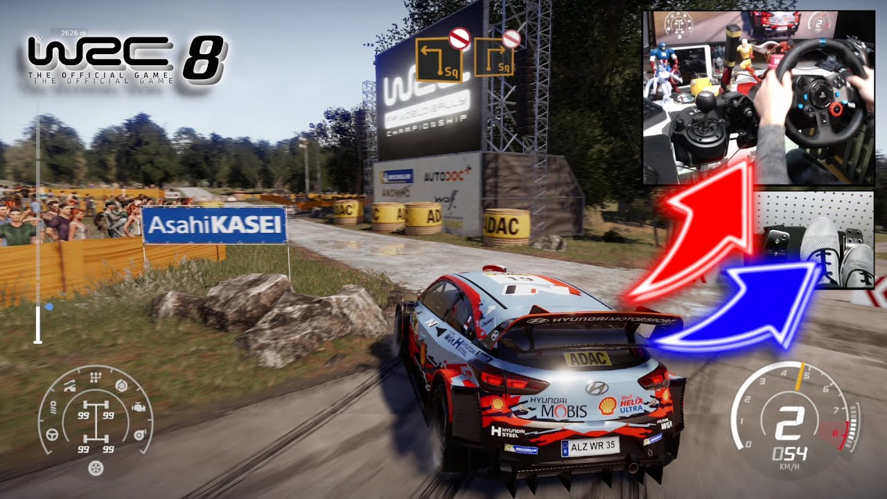 WRC 8 Hyundai i20 Panzerplatte / Logitech G29