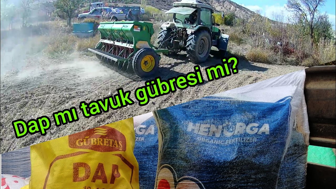 Granül tavuk gübresi ile 4 lü karışım ektik | Artan maliyetleri düşürme