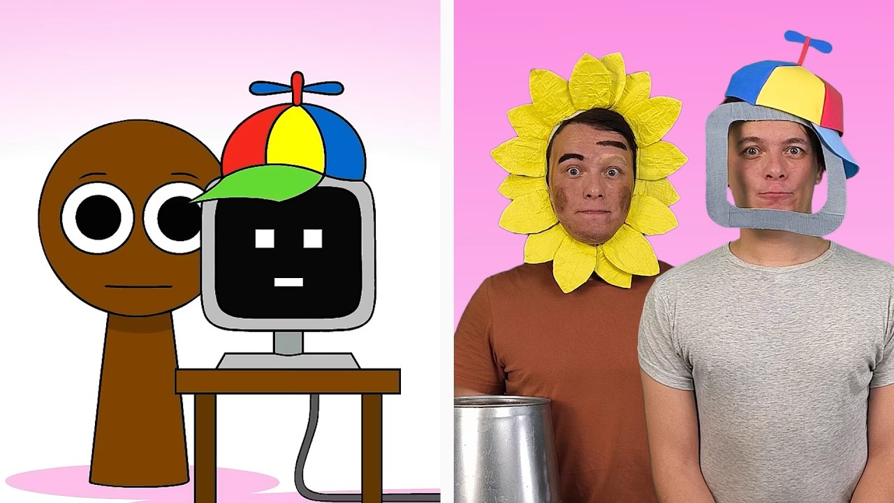 Sprunki 4 Phase 4 YOUNG COMPUTER AND BRUD Incredibox in Real life. ❤️ #sprunki #incredibox
